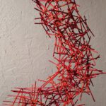 Gassebner_Baustahl lackiert-rot_65cm