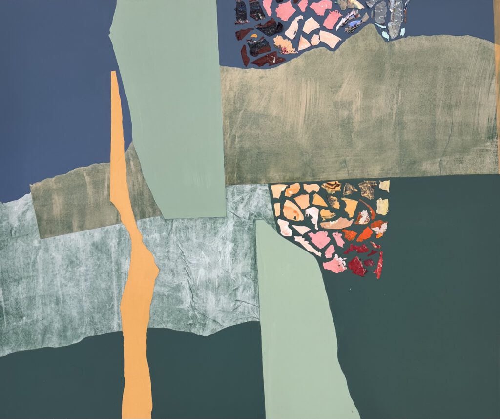 Dissolution in Space III, 2025, 100x120cm