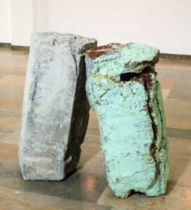 Down by the river into the sea, 2015, 103x10x52 cm
