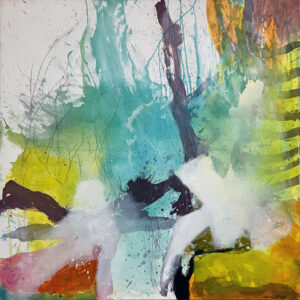 In the wake of Poseidon, 2025, 120x120cm